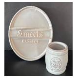 LL - Le Rat de Cabe Candle Holder - Pottery with Coasters