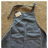 DR - GC Grilling Apron - New Striped Bib Style with Front Pockets