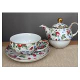 DR - Floral Teapot & Teacup