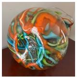 DR - Amazing Art Glass Pitcher - Multicolor Swirl
