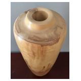 DR - Two Artisan Wooden Vases (Lot of 2) Signed