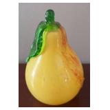 DR - Art Glass Pear & Strawberry Figurines