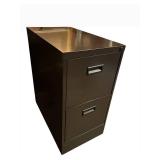 LL - 2-Drawer Filing Cabinet, Metal, Black