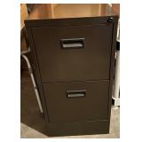LL - 2-Drawer Filing Cabinet, Metal, Black