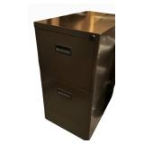 LL - 2-Drawer Filing Cabinet, Metal, Black
