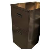 LL - 2-Drawer Filing Cabinet, Metal, Black