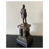 LL - Ambiorix-Tongeren Bronze Figurine on Pedestal