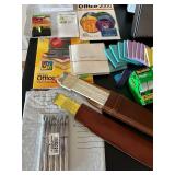 LL - Office Supplies Assortment - Paper, Folders, Sticky Notes, Tape, Clips, Labels, Binders