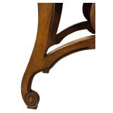 Vintage Leather-Tufted Bench