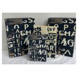 Art in Motion Decorative Boxes - 4-Piece Set