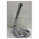 Abstract Metal Vase Sculpture