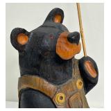 Big Sky Carvers Huck Fishing Bear, Limited Edition
