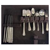 Vintage Wm. Rogers & Son Avalon Cabin Silverplate Flatware