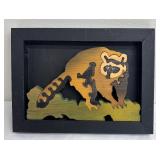 Raccoon Framed Wooden Puzzle by Living Puzzles
