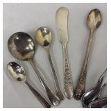 Assorted Vintage Silver-Plated Serving Utensils