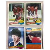 Vintage NHL Hockey Cards Collection including Flames, Red Wings, Jets, Maple Leafs, Flyers and More