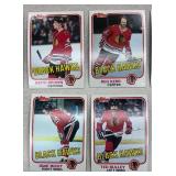 Topps Vintage Chicago Blackhawks Hockey Cards Lot