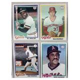 Vintage Baseball Cards Collection - 1970s-1980s
