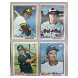 Vintage Baseball Cards - Assorted 1970s-1980s MLB Cards