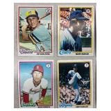 Vintage Baseball Cards - Assorted 1970s-1980s MLB Cards