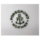 Porsgrund Norway Octavia Red Pattern Dinnerware Set