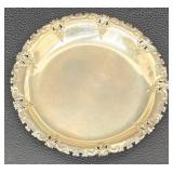 Vintage Wallace Sterling Grande Baroque 4413 Plate & Compote