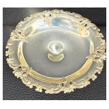 Vintage Wallace Sterling Grande Baroque 4413 Plate & Compote