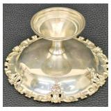 Vintage Wallace Sterling Grande Baroque 4413 Plate & Compote