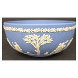 Vintage Wedgwood Jasperware Blue Bowl - Made in England