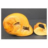 Hand Carved Wood Carving with Hidden Drawer