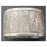 Vintage Scandinavian Pewter Napkin Rings (Lot of 10)