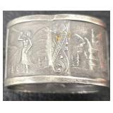 Vintage Scandinavian Pewter Napkin Rings (Lot of 10)