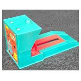 Vintage Fisher-Price Little People Car Lift Playset With 5 Cars, Figures & Phone Booth