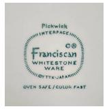 Franciscan Spring Flower 2060 WM Rogers & Son 10.75 in Footed Platter