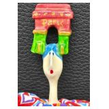 Quimper France Bowls (Pair) - Prince William Plate (England) - Norway Tray - Paris Doll