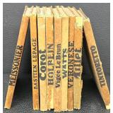 Vintage 9 Volume Masterpieces in Colour Book Set