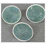 Vintage Sanborns Strad 925 Sterling Silver Plate w Glass Center & Mexico Sterling Plate and 3 Candle Holders