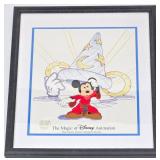 Magic of Disney Animation Cel, "Hats Off" / Disney - The Magic of Disney Animation Print (Mickey Mouse)