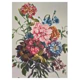 The Hammer Museum Floral Bouquet Prints (Lot of 4)