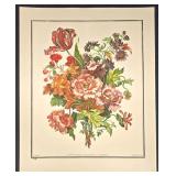 The Hammer Museum Floral Bouquet Prints (Lot of 4)