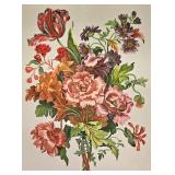 The Hammer Museum Floral Bouquet Prints (Lot of 4)