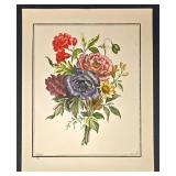 The Hammer Museum Floral Bouquet Prints (Lot of 4)