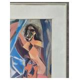Vintage Framed Reproduction of Les Demoiselles d