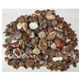 Collection of Agates & Other Stones - Mixed Pebbles With Geodes and Banding