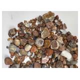Collection of Agates & Other Stones - Mixed Pebbles With Geodes and Banding
