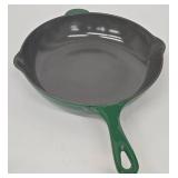 Le Creuset 23 cm Green Enameled Cast Iron Fry Pan - Made in France