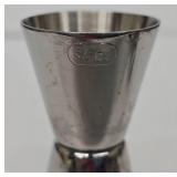 Lazy Fish Corkscrew Barware Set - 6.5in Corkscrew, Jigger (3/4 oz), Bottle Opener