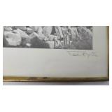 David Korte Antibes Ruins Mini Print - L. Rohbock Amsterdam Print w/ COA