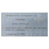 David Korte Antibes Ruins Mini Print - L. Rohbock Amsterdam Print w/ COA