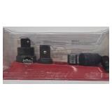 Snap-On TA358 Torque Angle Gauge & 6-Piece Adapter Set for Torque Wrench - New In Box